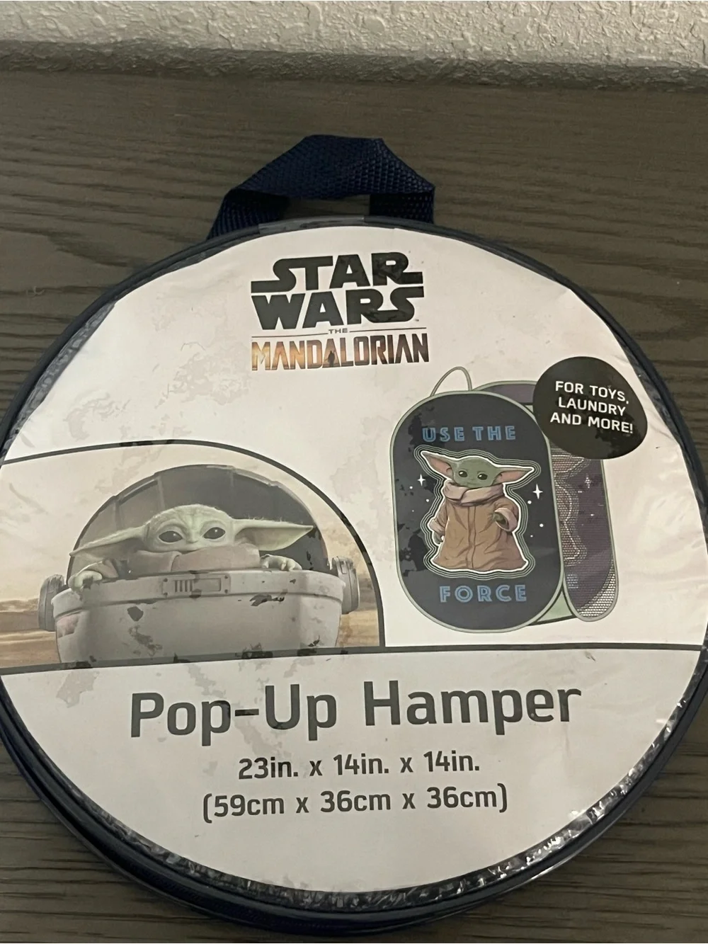 Disney Star Wars The Mandalorian Grogu Navy Pop-Up Hamper